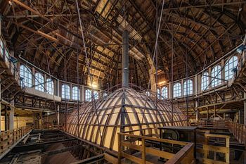 Holzinterieur der Kuppel des Kurhauses auf Scheveningen