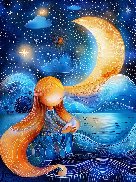 Night in the lake by haroulita
