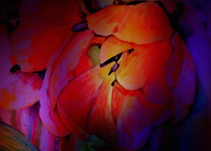 Tulpen in de ogen van een schilder van Thea Walstra