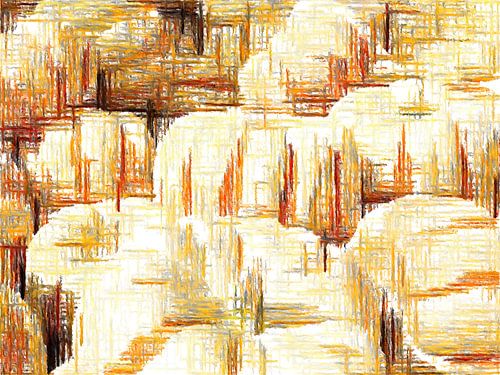 Pompoenen abstract