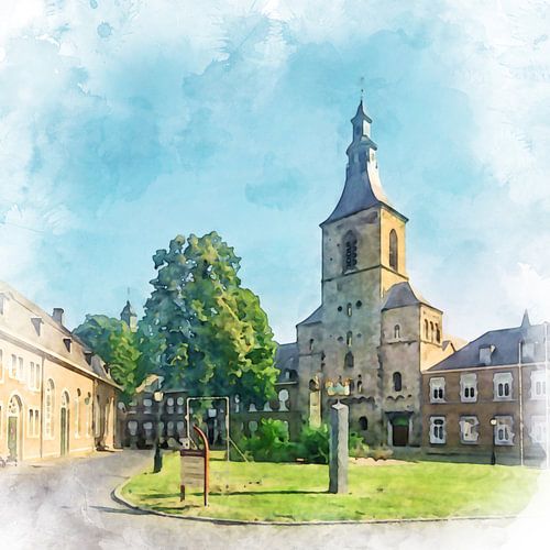 Abdijkerk Rolduc in Kerkrade, Limburg.