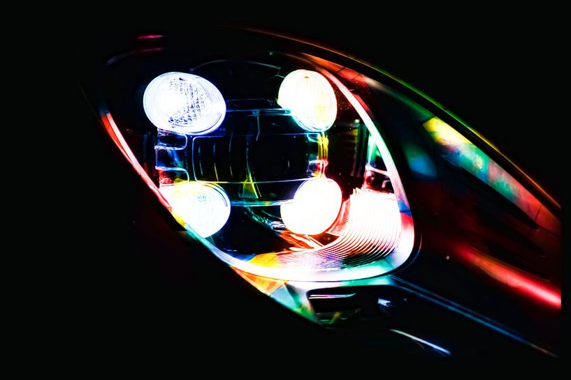 Porsche Light Graffiti  van Truckpowerr