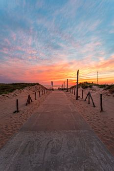 Entrée de plage à Noordwijk (0142)