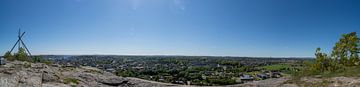 Panoramisch uitzicht op de Noorse stad Sandefjord van Matthias Korn