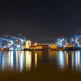 Hafen von Rotterdam von Renzo van den Akker