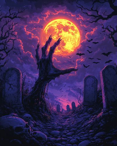 Cimetière d'Halloween