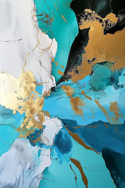Rivers of Wealth through Turquoise Valley by Color Square