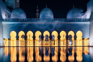 Grand Mosque Abu Dhabi van Martijn Kort