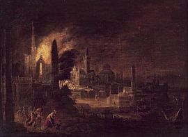 City fire Troy, Daniel of Heil by Atelier Liesjes