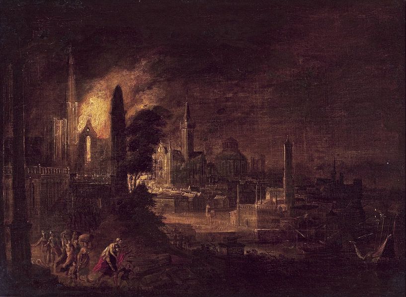 City fire Troy, Daniel of Heil by Atelier Liesjes