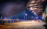 Erasmusbrug (De Zwaan) - Rotterdam van Mart Houtman thumbnail