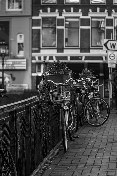 Life on the Amsterdam canal by Rafaëla Kartowirjo