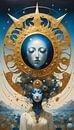 Celestial Muse - Blue - Mobile Vertical by Mellow Art thumbnail