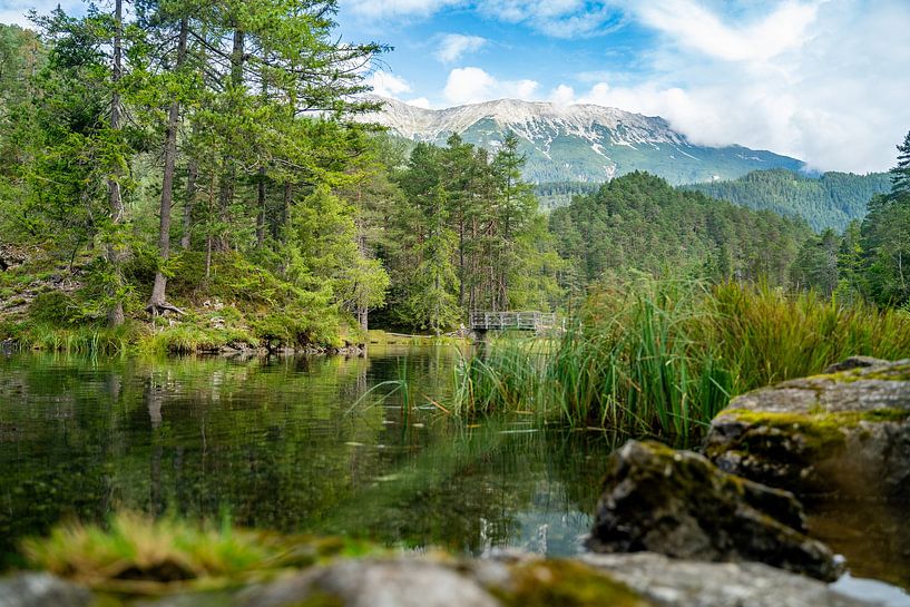 An idyllic view of the Fernsteinsee lake by Mandy Faulhaber