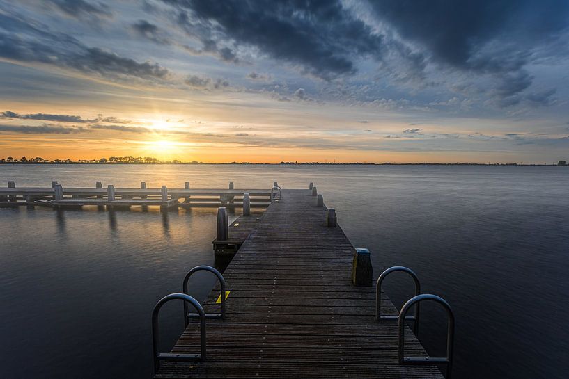 swimming jetty at akersloot by peterheinspictures