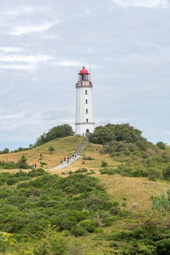 Vuurtoren Dornbusch aan de Hiddensee