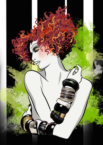 Sieraden Fashion Illustratie - Gifgroen