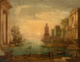 Seaport with Ulysses, Claude Lorrain
