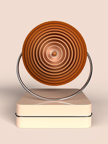 Cercle dans le cercle orange