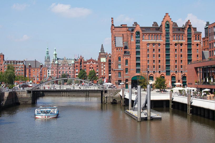 So-called Hafenrathaus, Speicherstadt, Hafencity, Hamburg, Germany, Europe by Torsten Krüger