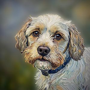 Painted dog 02 (Shi tzu)