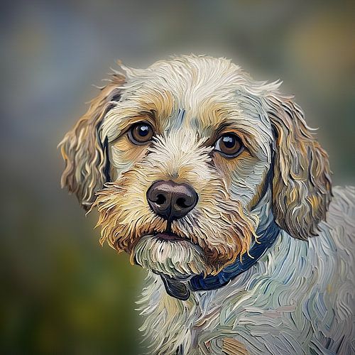 Painted dog 02 (Shi tzu)