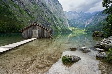 Le magnifique lac supérieur de Berchtesgaden sur Bart cocquart