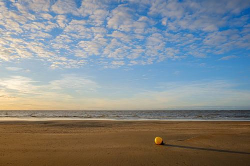 Boei op het strand