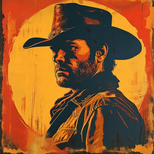 Cowboy Pop Art Western Wild West