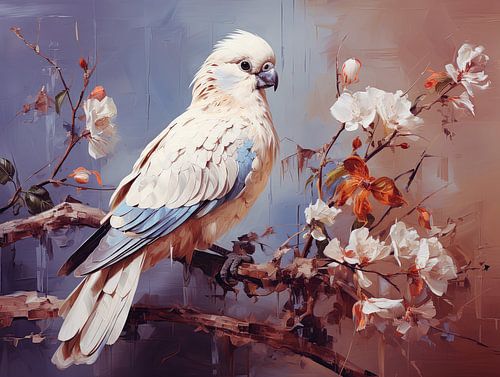Peinture à l'huile de l'oiseau