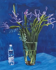 Blauwe irissen van Chromapetal