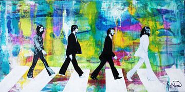 The Beatles Group by Kathleen Artist