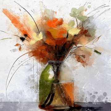 bloemstilleven van Andreas Wemmje