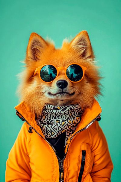 Finnish Spitz by Poster Art Shop