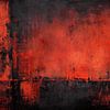 Red Abstract Painting - Deep Texture and Modern Warmth for a Stylish Interior by Joriali Abstract