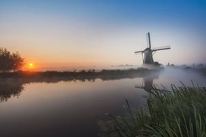 Hollandse morgen by Wim van de Water