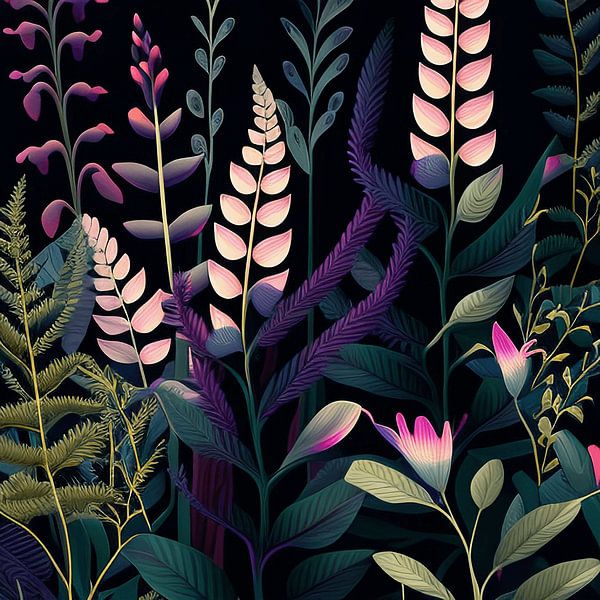 Flore nocturne par Vythryd Arts