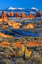 Winter in Arches Nationaal Park, Utah van Henk Meijer Photography thumbnail