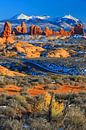 Paysages d'hiver dans le parc national d'Arches, Utah par Henk Meijer Photography Aperçu