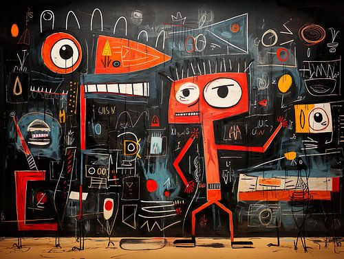 Schilderwerk van een Rebelse kunstenaar