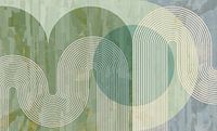 Scandinavia Abstraction Green Cream