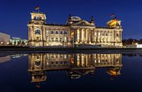 Reichstag with full reflection