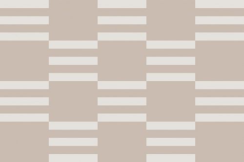 Schaakbordpatroon. Moderne abstracte minimalistische geometrische vormen in beige en wit 9