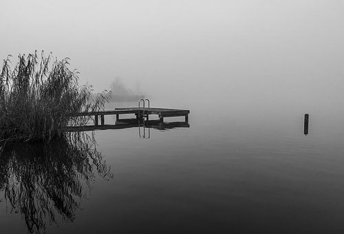 Mist bij de Wijde Aa