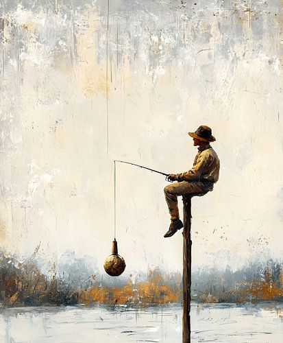 Höhepunkte der Geduld: Angeln von der Stange