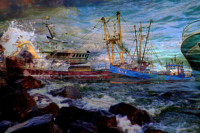 Strijd der elementen by Johan Arts