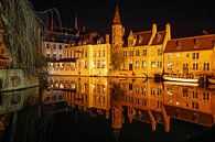 Brugge bij nacht van Arjan Benders thumbnail