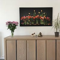 Photo de nos clients: Tulipes des Pays-Bas sur Dirk Verwoerd, sur toile
