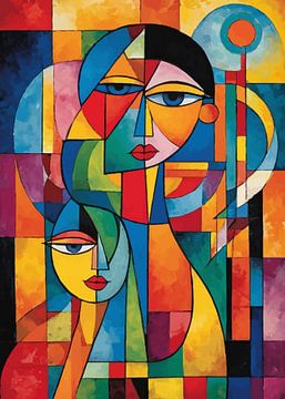 Abstracts Portret Meisjes van MIROKKU