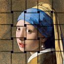 Girl with a Pearl Earring - Johannes Vermeer by Lia Morcus thumbnail